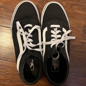 black vans sneakers